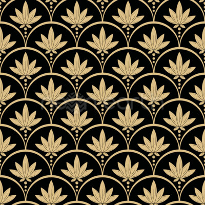 Cannabis Art Deco