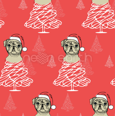 Christmas Pug