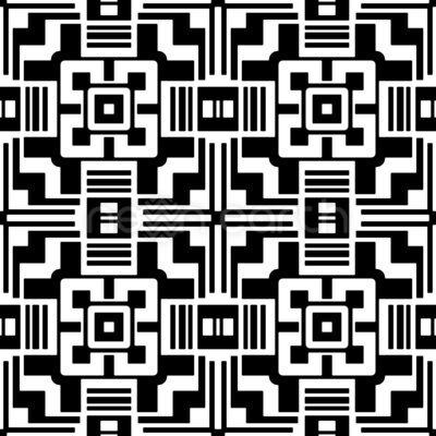 Geometric Stripes And Squares