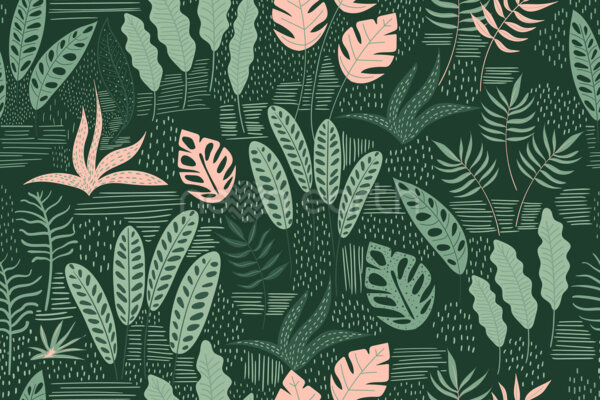 Botanical Tropical Leaf