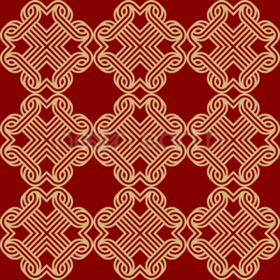 Graphical Damask Bouquet