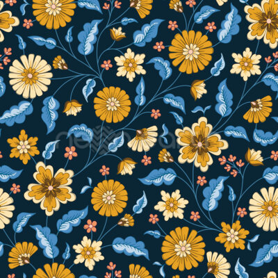 Boho Trailing Flowers