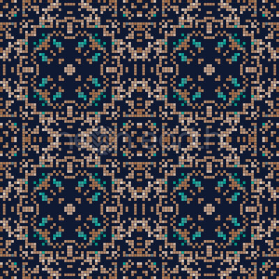 Traditional Floral Mosaic