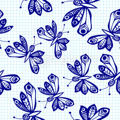 Butterflies in the school book