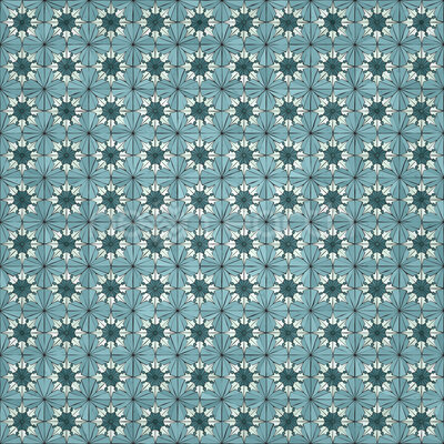 Mediterranean Floral Tile