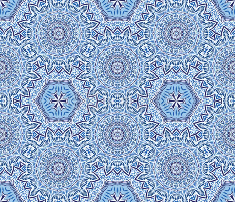 Blooming Tile Mandala