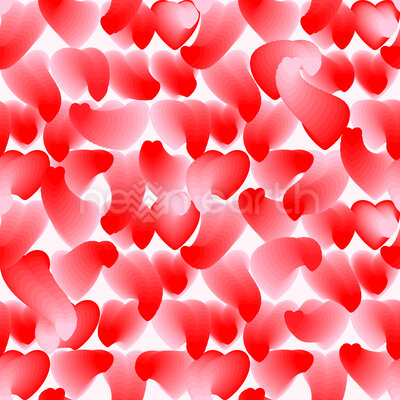 Soft Hearts Floating in Harmony