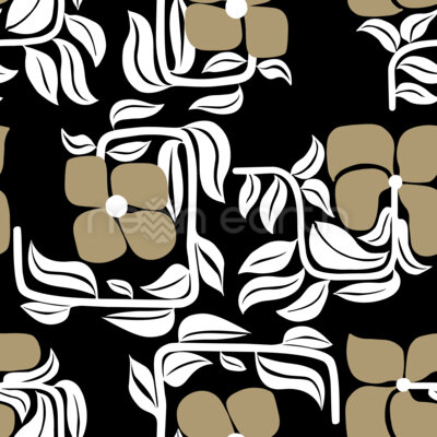 Square Flower Tendril