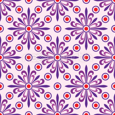 Dotted Floral Symmetry