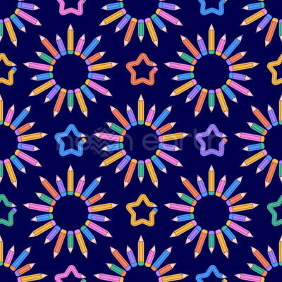 Artistic Pencil Symmetry