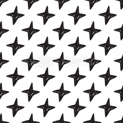 Abstract Doodle Stars