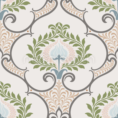 Flowers And Laurel Wreaths