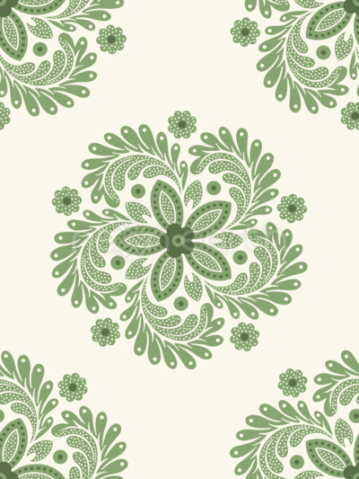 Five Fold Floral Whirls