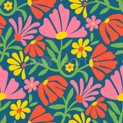 Vibrant Abstract Florals