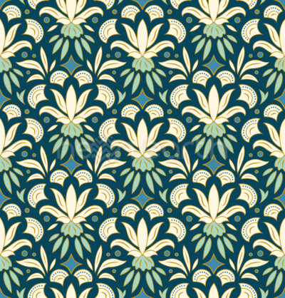 Oriental Flower Damask