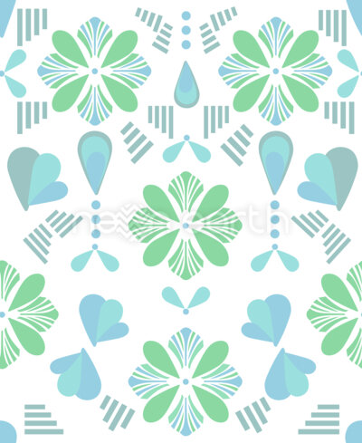 Water Drops and Flowers