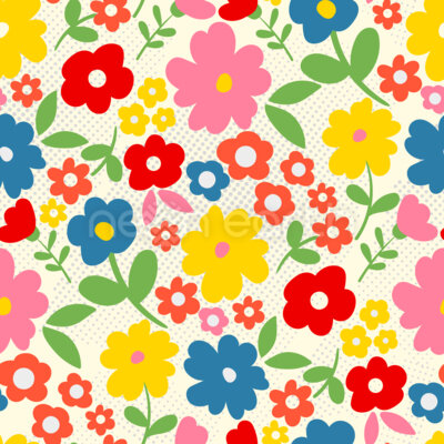 Cheerful Childish Flowers