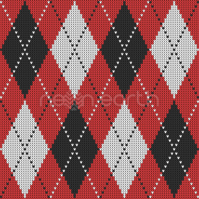 Retro Christmas Knit-Texture