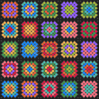 Granny Square Blanket