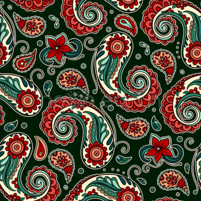 Vintage Floral Paisley 