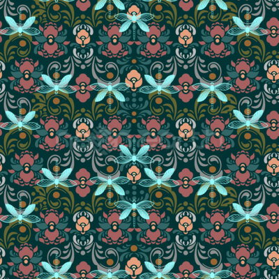 Dragonfly in the enchanted Garden