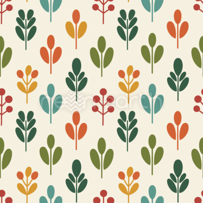 Stylized Autumnal Flora