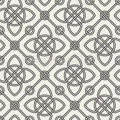 Intertwined Floral Tile