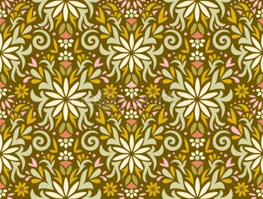 Floral Oriental Damask