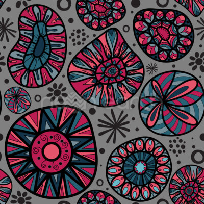 Bohemian Coral Mosaic