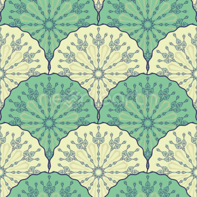 Intricate Pixelated Fans