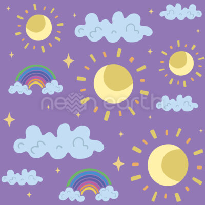 Rainbows Suns And Clouds