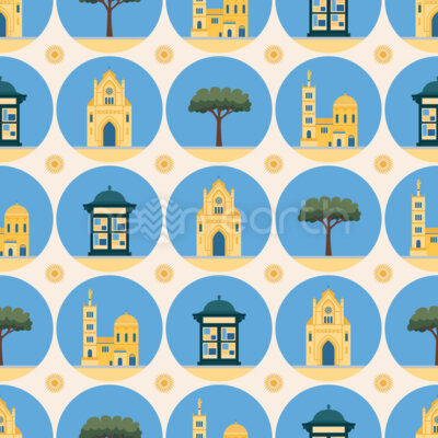 Marseille City Icons