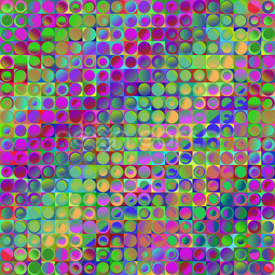 Rainbow In Colored Glass