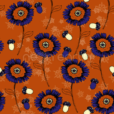 Boheme Fantasyflowers Maroon