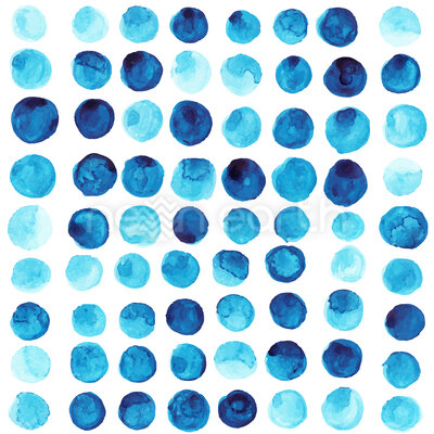 Watercolor Polkadot