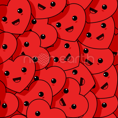 Happy Kawaii Hearts