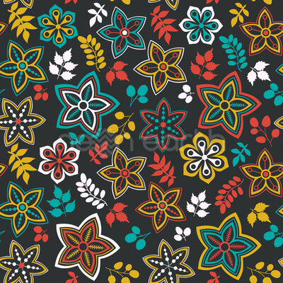 Flowers and leaf fantasy One Summer Night