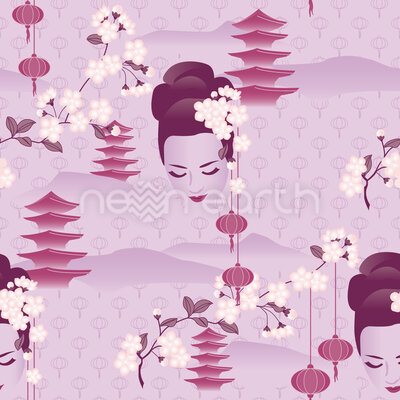 Cherryblossom Geisha Lavender