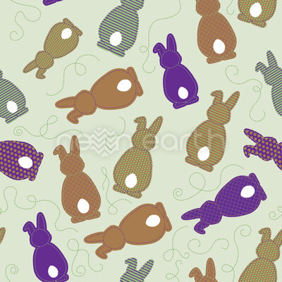 Bouncing Bunnies Purple