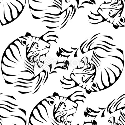 Tiger Black and White