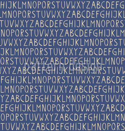 Ordentliche Alphabet-Typografie Nahtloses Vektormuster