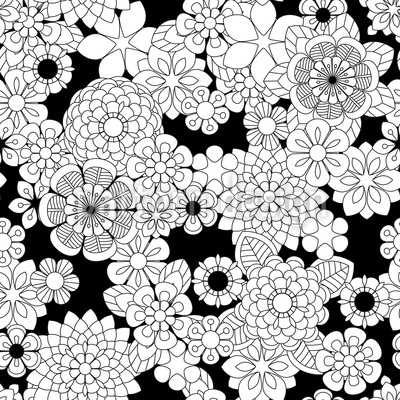 Zentangle Flower Patterns For Beginners