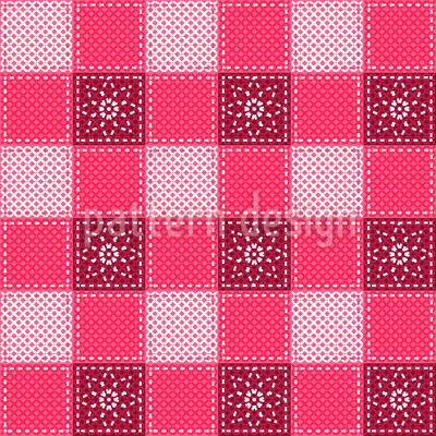 Blossom Tartan S&ouml;ml&ouml;s vektorm&ouml;nsterdesign