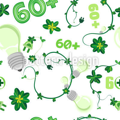 Earth Day Seamless Vector Pattern Design