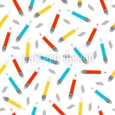 Crayons All Over Seamless Vector Pattern Design