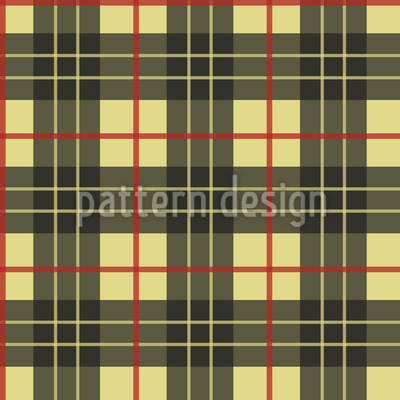 Scottish Windowpane Tartan Seamless Vector Pattern Design