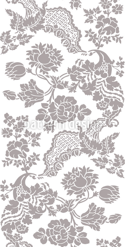 Flores japonesas Estampado Vectorial Sin Costura