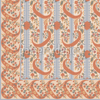 Patchwork Floral Nahtloses Vektormuster