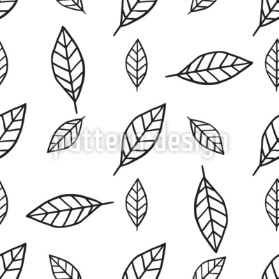 Hojas que caen Estampado Vectorial Sin Costura