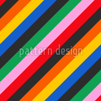 Rayas diagonales tribales vibrantes Estampado Vectorial Sin Costura